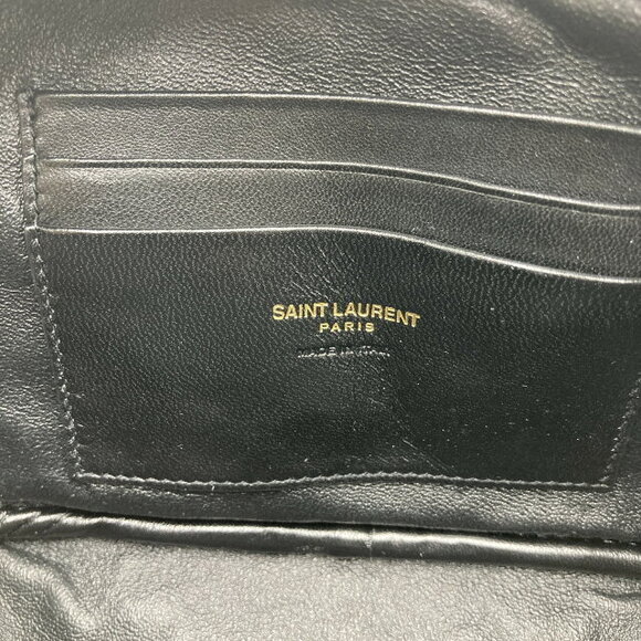 Saint Laurent Yves chain Shoulder Bag leather black - Picture 5 of 7